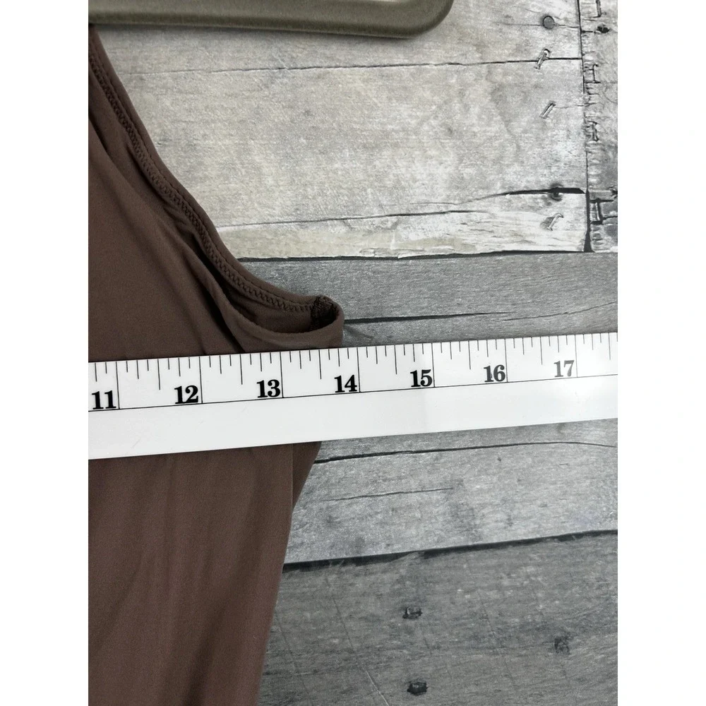 Skims Medium Brown One Piece Bathing Suit